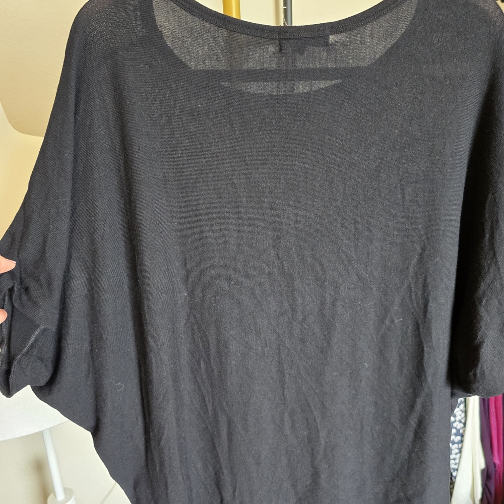 Michael Stars Black Verna Dolman Sleeve Tee NWT - Picture 3 of 9